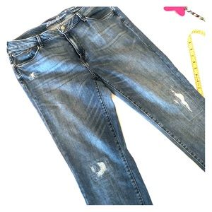 Eddie Bauer T16 16 Slightly Curvy Destroyed Jeans